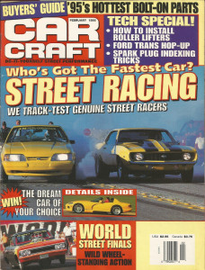 CAR CRAFT 1995 FEB - Lt Wt IMPALA, 66 CHARGER, DUELS